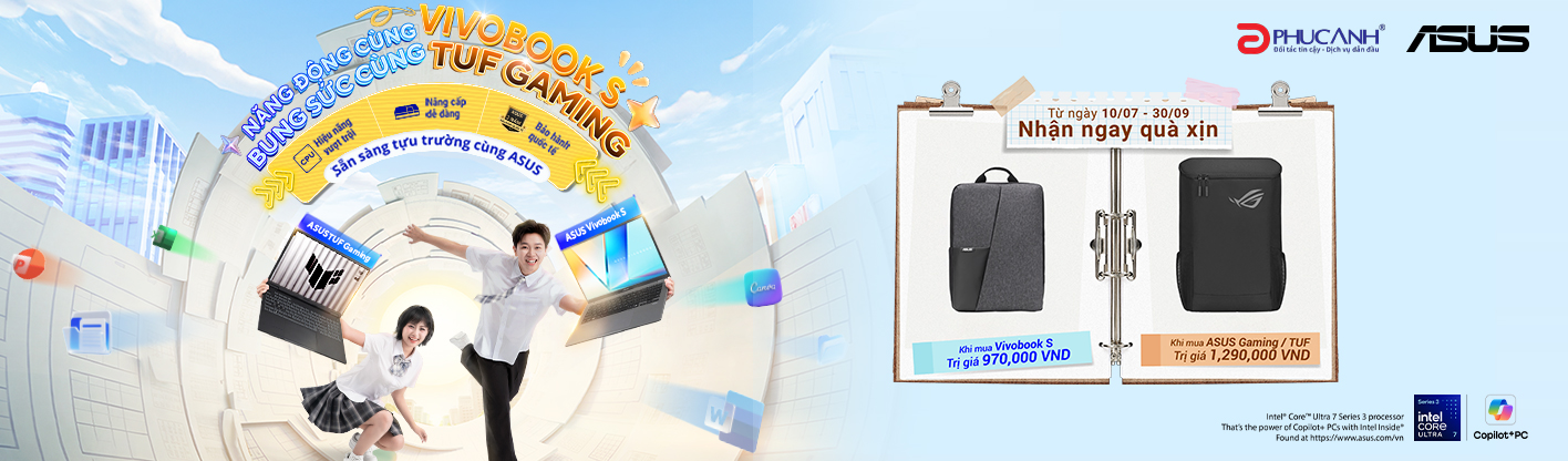 Năng Động Cùng Vivobook S - Bung Sức Cùng TUF Gaming