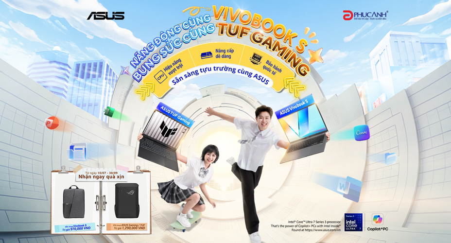 Năng Động Cùng Vivobook S - Bung Sức Cùng TUF Gaming