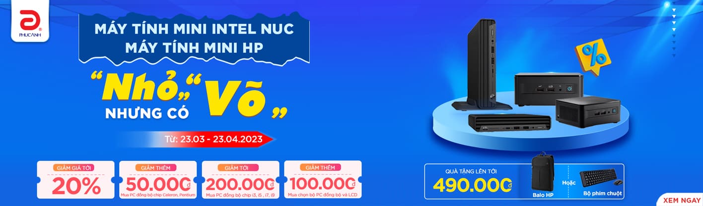 Máy tính mini Intel Nuc - Máy tính mini HP