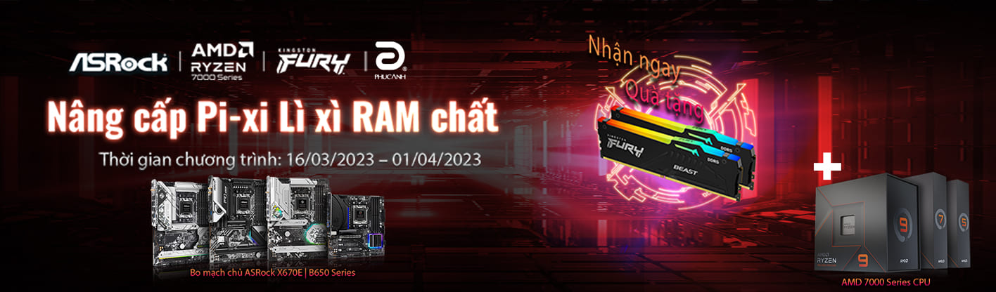 NÂNG CẤP PI-XI, LÌ XÌ RAM CHẤT
