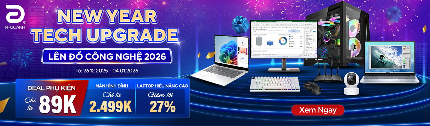 New year - Tech Upgrade - Lên đồ công nghệ 2026