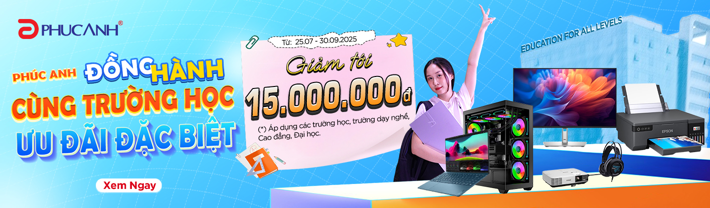 Phúc Anh đồng hành cùng trường học – Ưu đãi đặc biệt