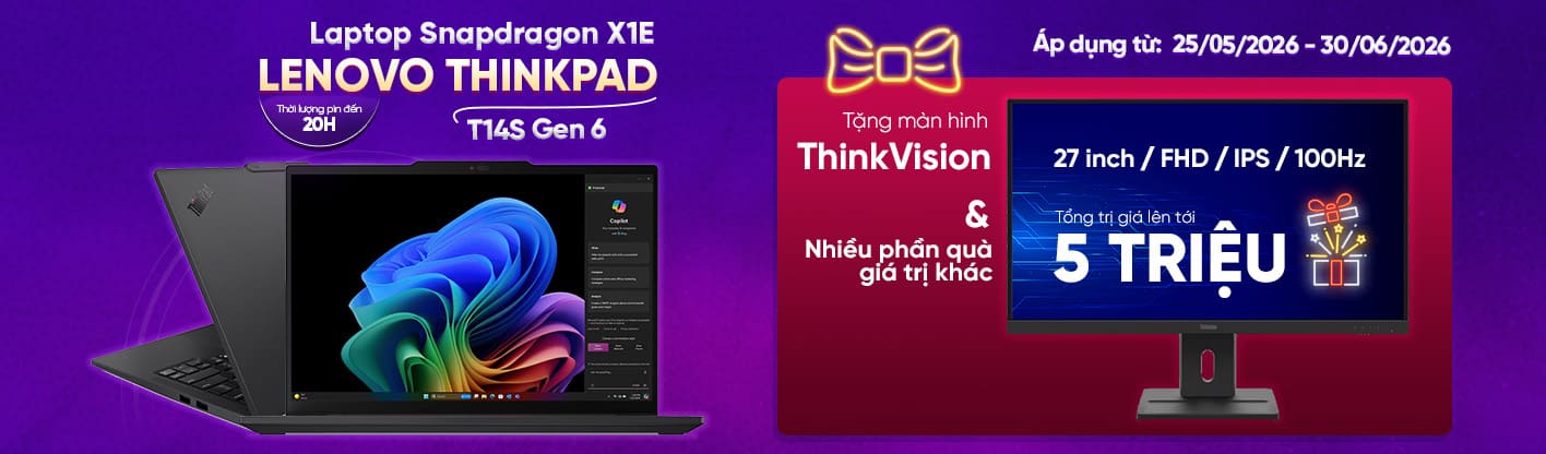 Mua Laptop Đỉnh - Nhận Ngay Màn Hình Khủng