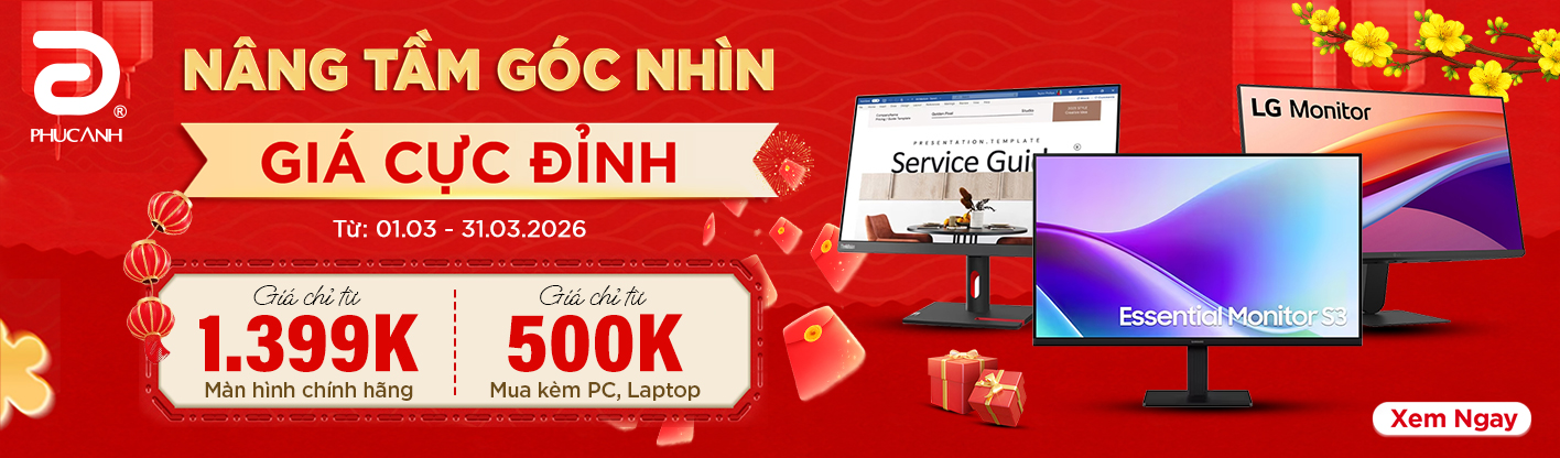 Màn hình chuẩn - Giá chuẩn hơn