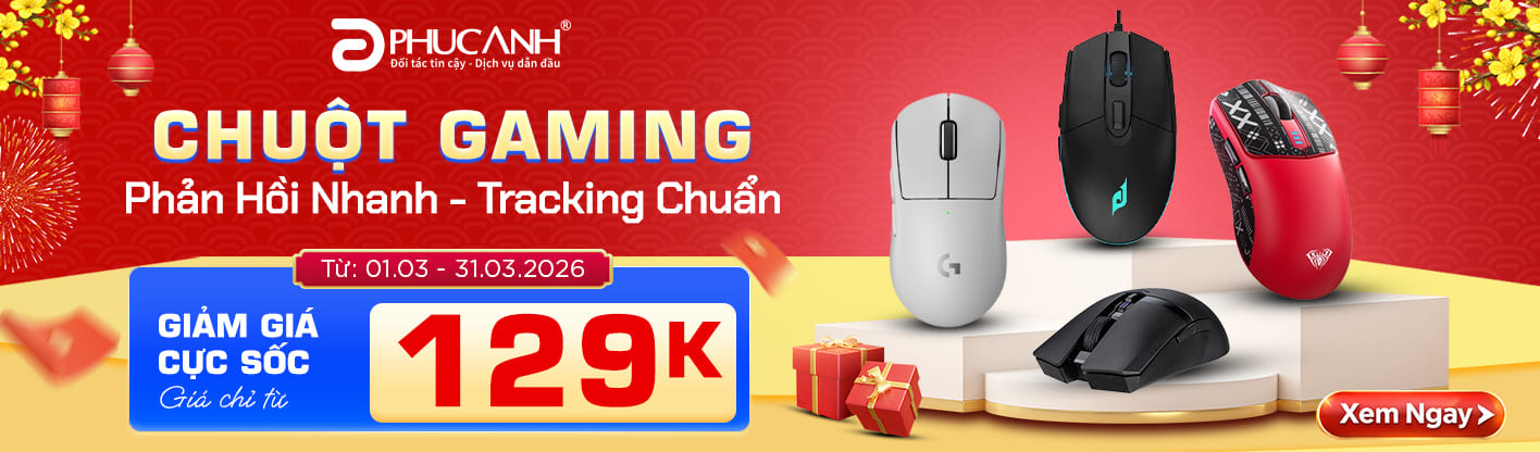 Chuột Gaming - Phản Hồi Nhanh - Tracking Chuẩn