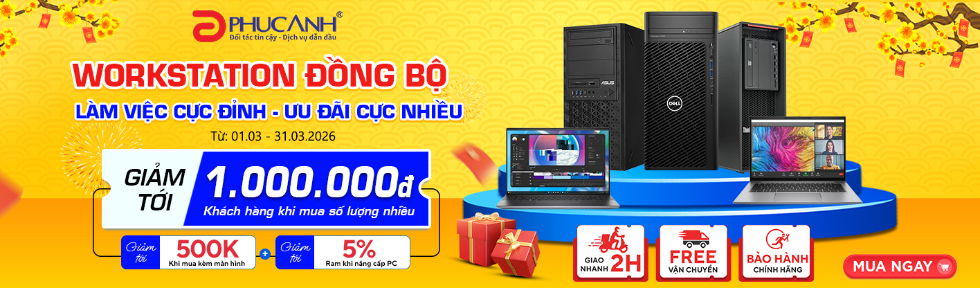 Workstation đồng bộ chính hãng