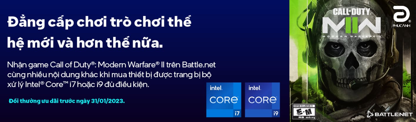Mua chip Intel - Nhận ngay Code game Call Of Duty 31-12