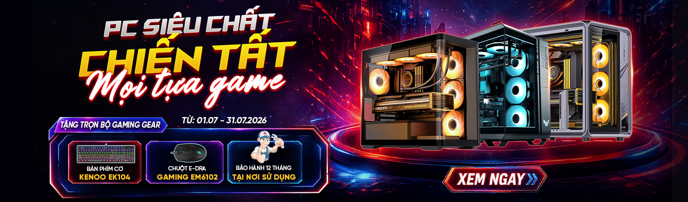 PC SIÊU CHẤT - CHIẾN TẤT MỌI GAME