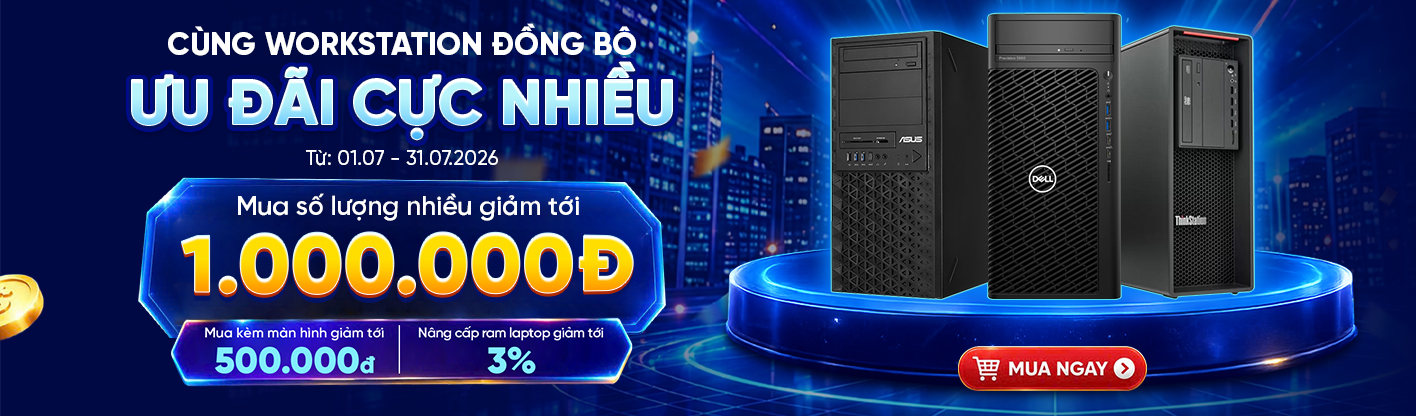 Workstation đồng bộ chính hãng
