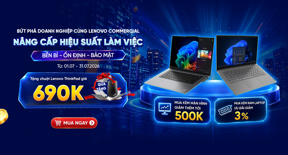 Tuần lễ vàng Laptop Lenovo Commercial
