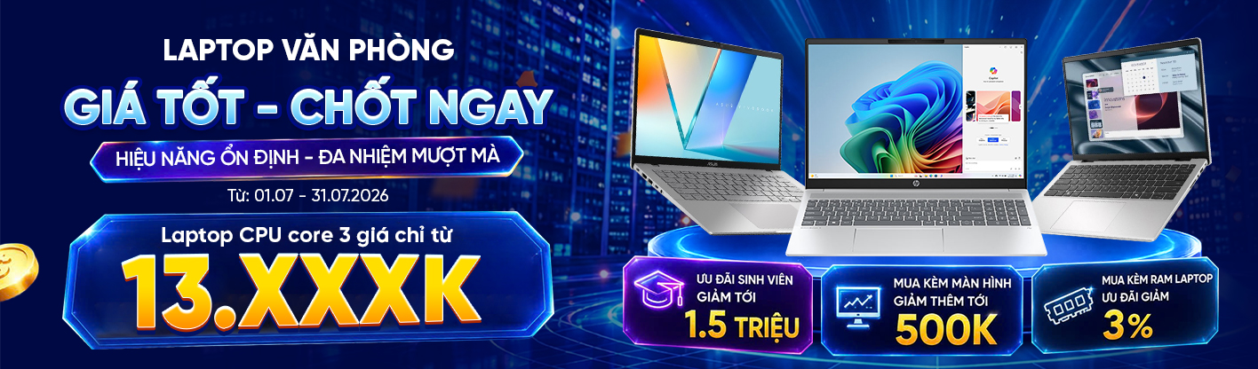 Laptop Đa Nhiệm - Hiện Đại Mỏng Nhẹ