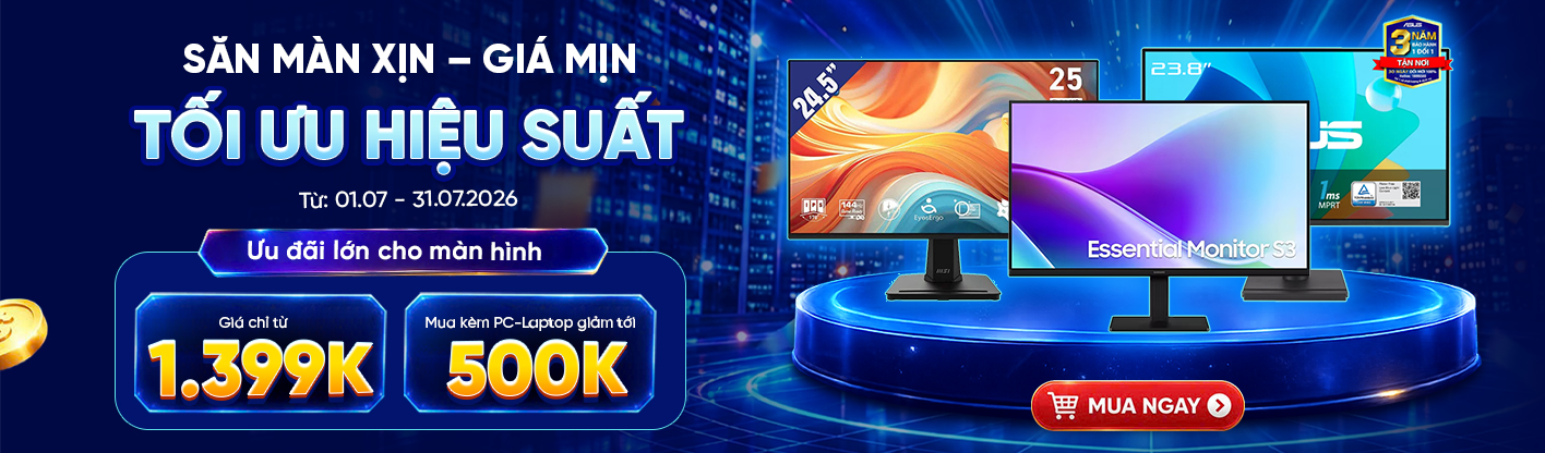 Màn hình chuẩn - Giá chuẩn hơn