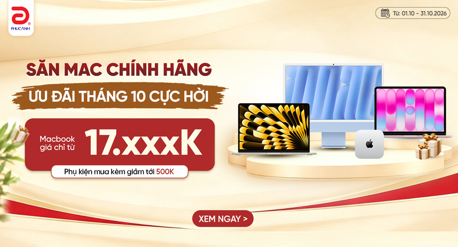 Săn Mac chính hãng – Ưu đãi tháng 1 cực hời