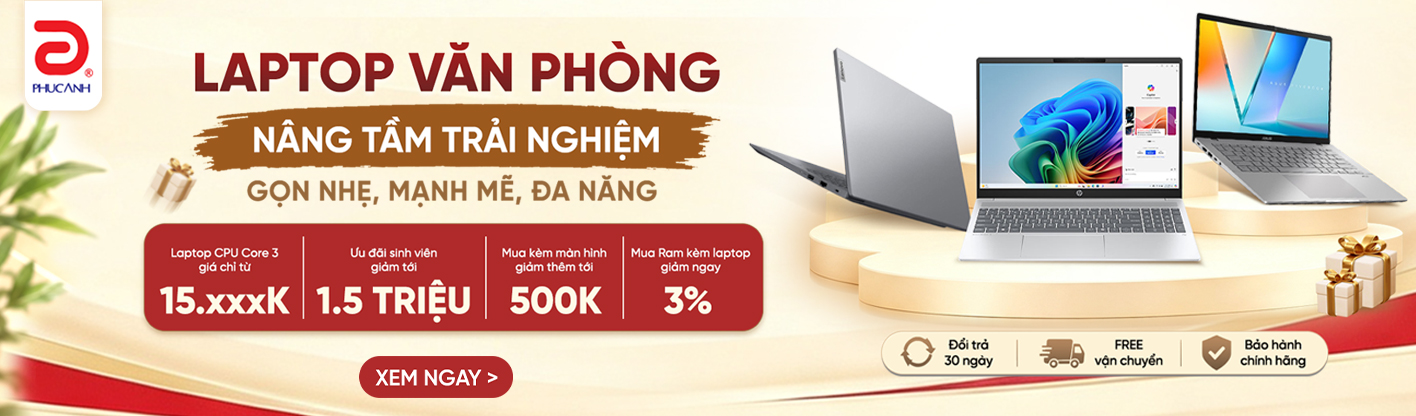Laptop Đa Nhiệm - Hiện Đại Mỏng Nhẹ
