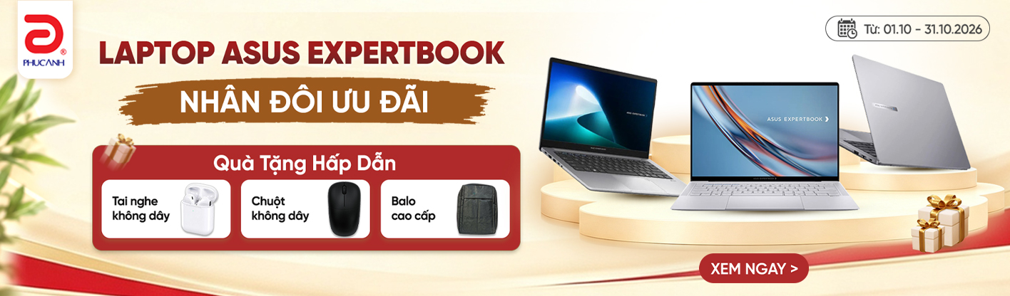 Asus Expertbook - Nhân đôi ưu đãi