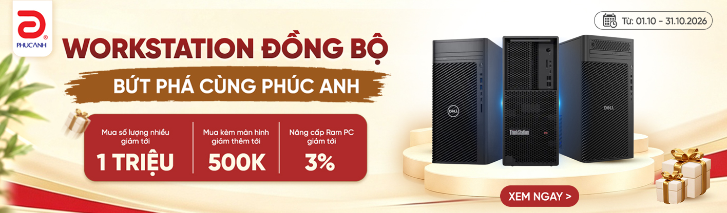 Workstation đồng bộ chính hãng