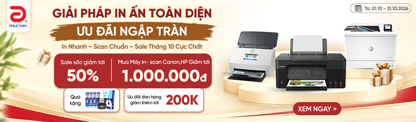 Sắm Máy In – Scan Hời – Quà Tặng Bạt Ngàn