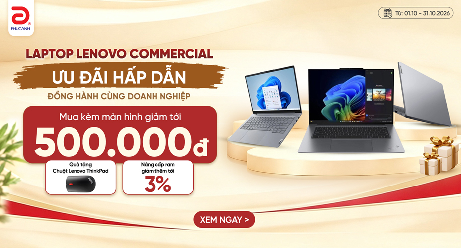Tuần lễ vàng Laptop Lenovo Commercial
