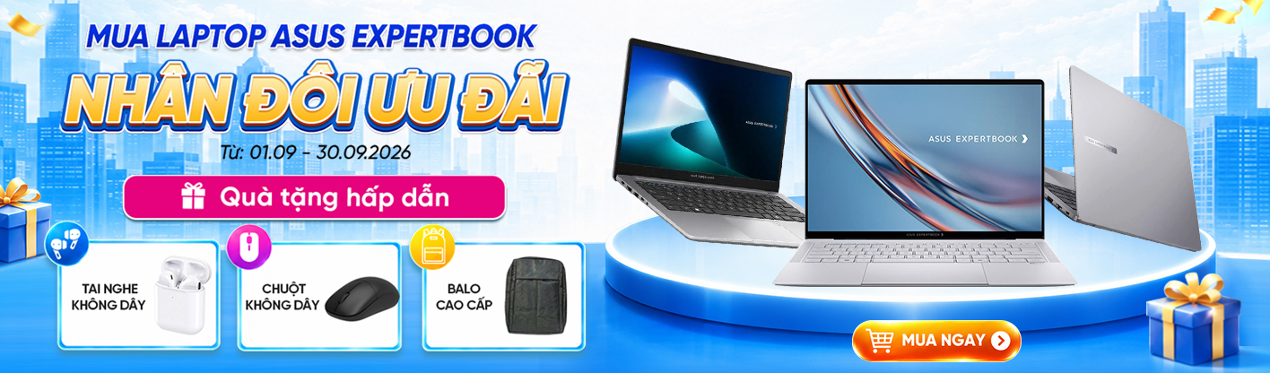 Asus Expertbook - Nhân đôi ưu đãi