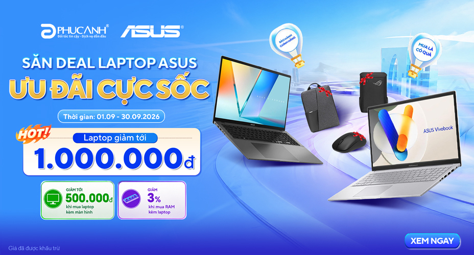 Săn Deal Laptop ASUS Ưu Đãi Cực Sốc