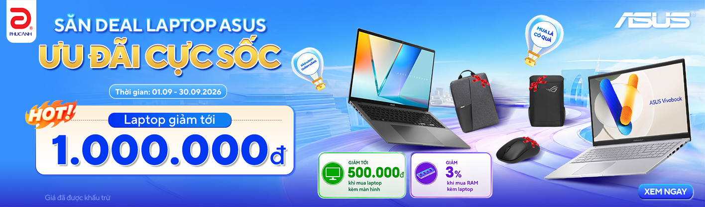 Săn Deal Laptop ASUS Ưu Đãi Cực Sốc