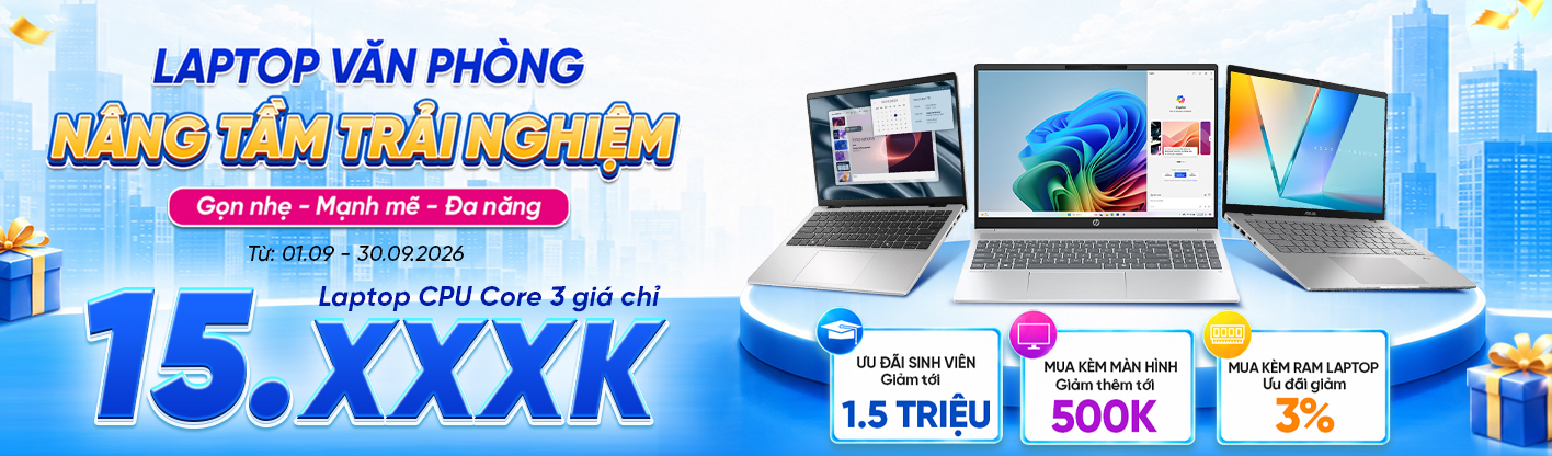 Laptop Đa Nhiệm - Hiện Đại Mỏng Nhẹ