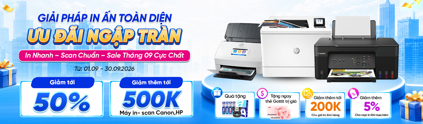Sắm Máy In – Scan Hời – Quà Tặng Bạt Ngàn