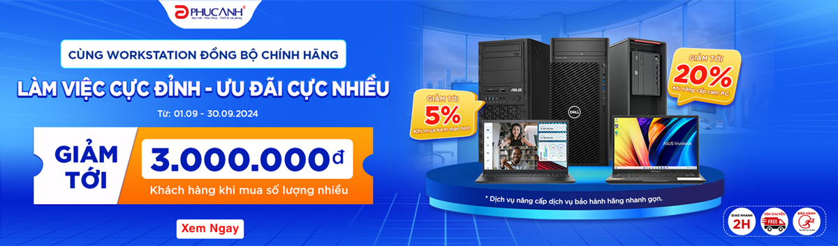 Workstation đồng bộ chính hãng