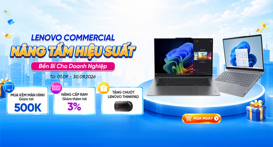 Tuần lễ vàng Laptop Lenovo Commercial
