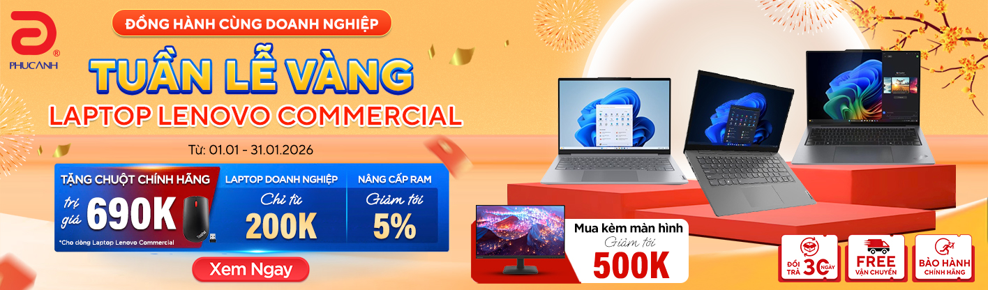 Tuần lễ vàng Laptop Lenovo Commercial