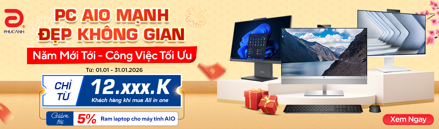 PC AIO Mạnh - Đẹp Không Gian