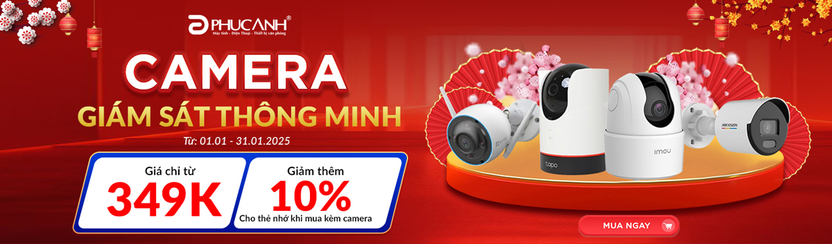 Camera AI giám sát giá chỉ từ 389K