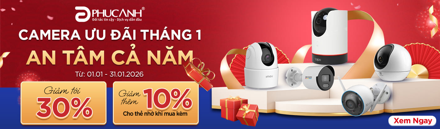 Camera ưu đãi tháng 1 – An tâm cả năm