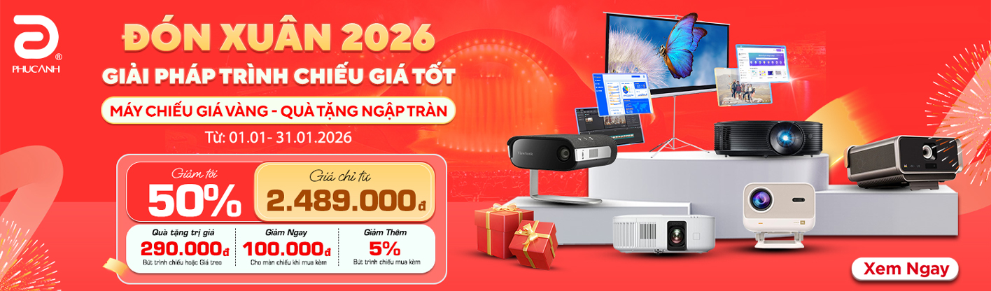 Đón Xuân 2026 – Giải Pháp Trình Chiếu Giá Tốt