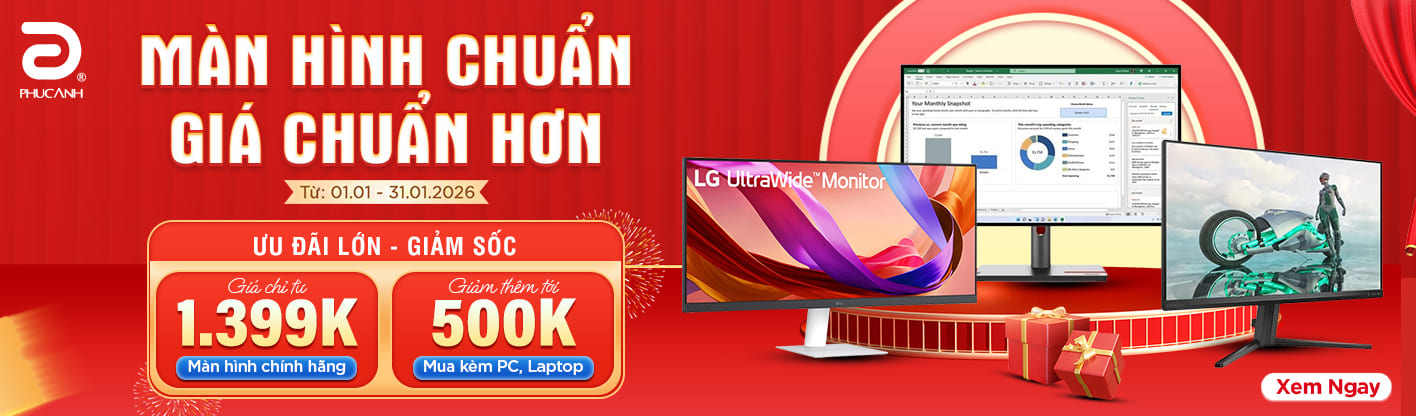 Màn hình chuẩn - Giá chuẩn hơn