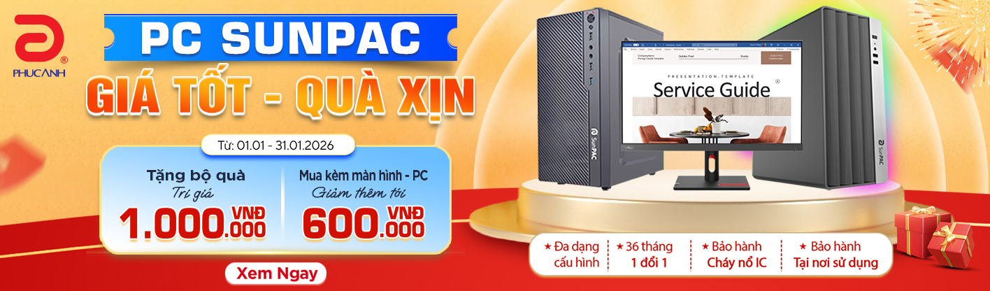 PC Sunpac - Giá tốt - Quà xịn