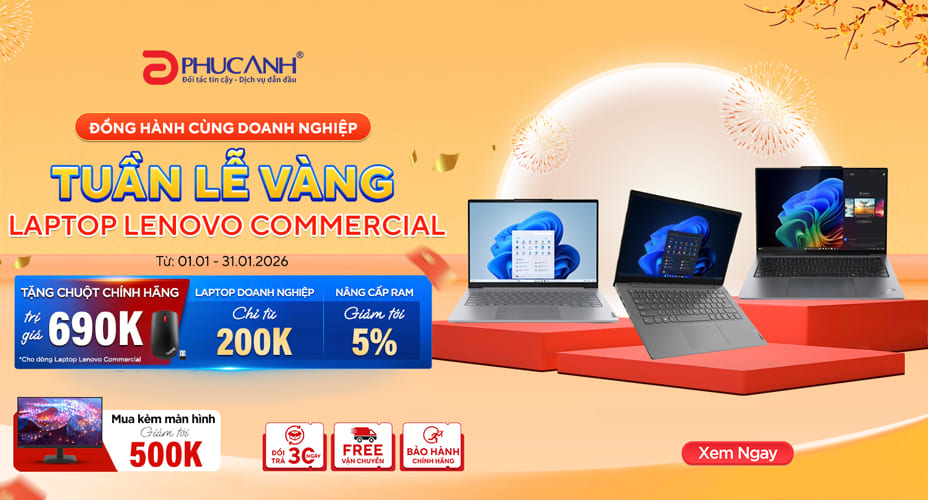Tuần lễ vàng Laptop Lenovo Commercial