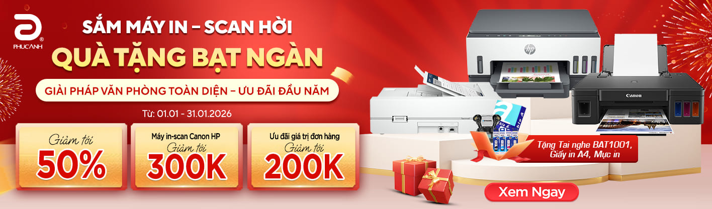 Sắm Máy In – Scan Hời – Quà Tặng Bạt Ngàn