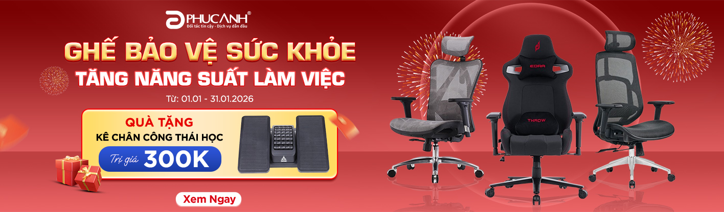 Ghế Bảo Vệ Sức Khỏe - Tăng Năng Suất Làm Việc