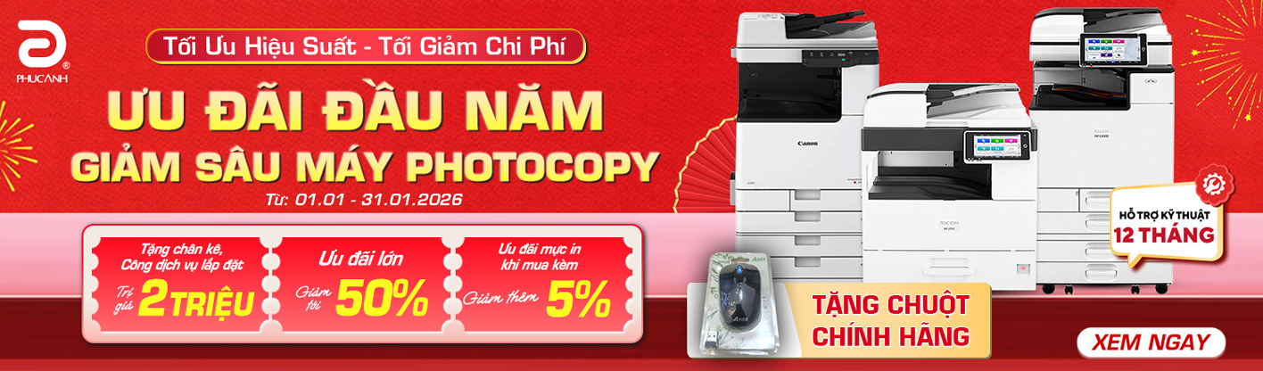 SƯu Đãi Đầu Năm – Giảm Sâu Máy Photocopy