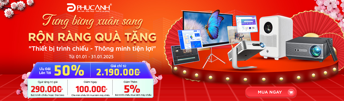 Máy chiếu sống động - Ưu đãi chấn động