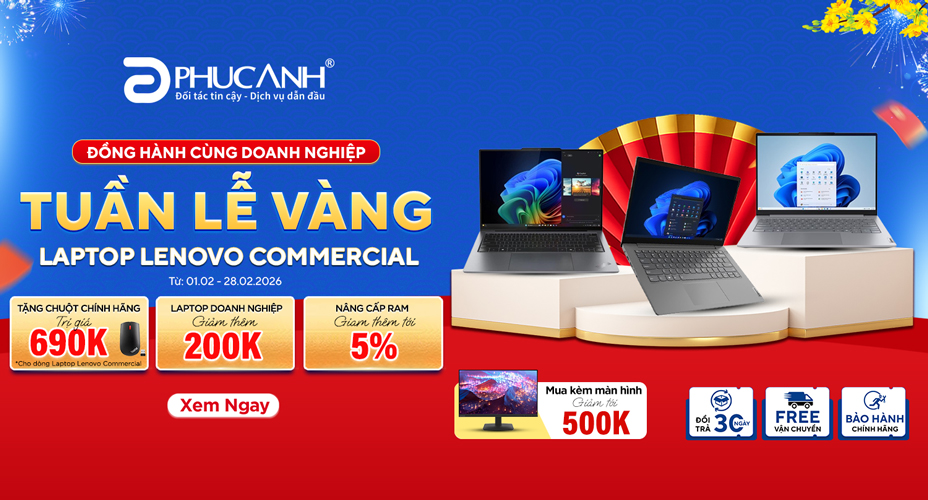 Tuần lễ vàng Laptop Lenovo Commercial