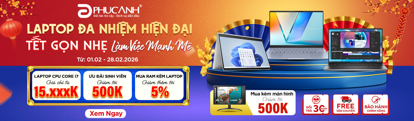 Laptop Đa Nhiệm - Hiện Đại Mỏng Nhẹ