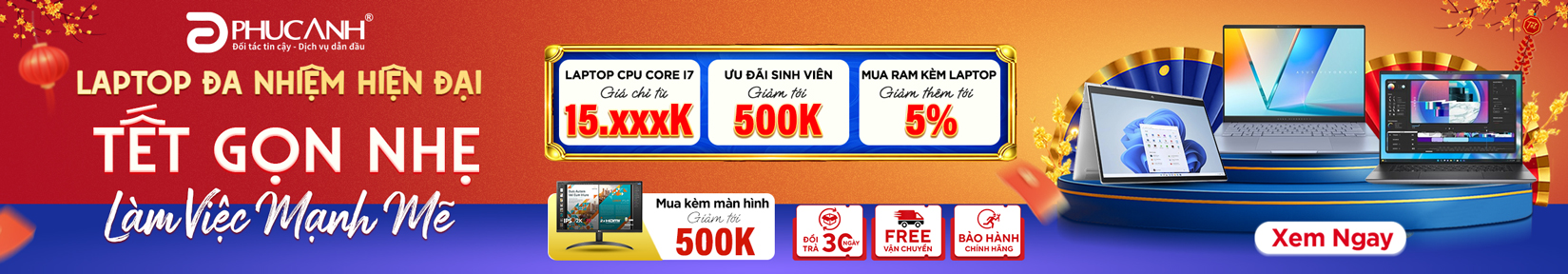 Laptop Đa Nhiệm - Hiện Đại Mỏng Nhẹ - Hiệu Năng Cao