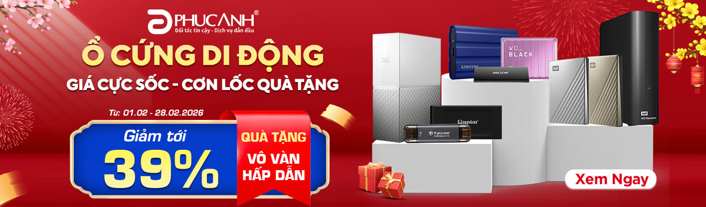 Ổ cứng di động - Giá cực sốc - Cơn lốc quà tặng