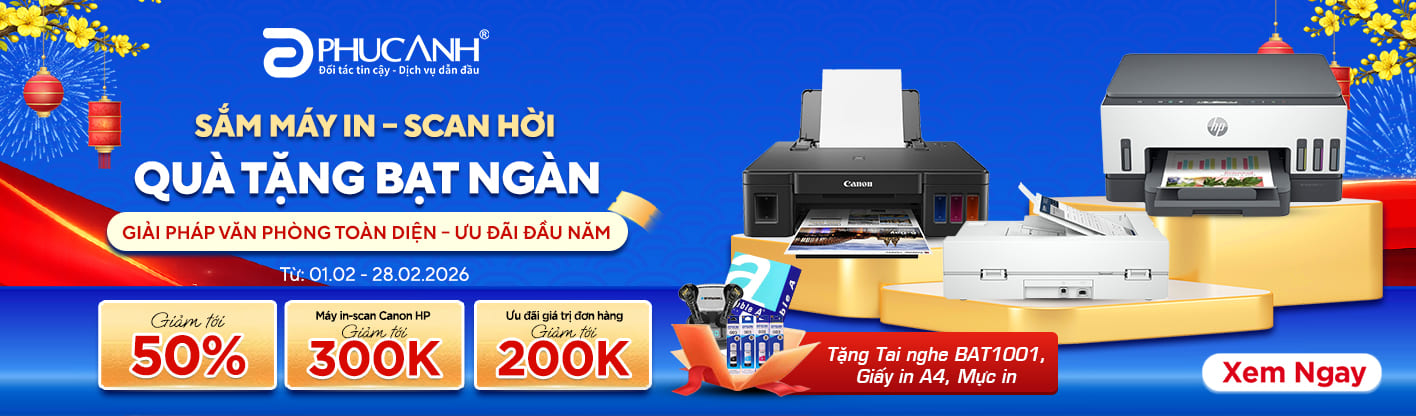 Sắm Máy In – Scan Hời – Quà Tặng Bạt Ngàn