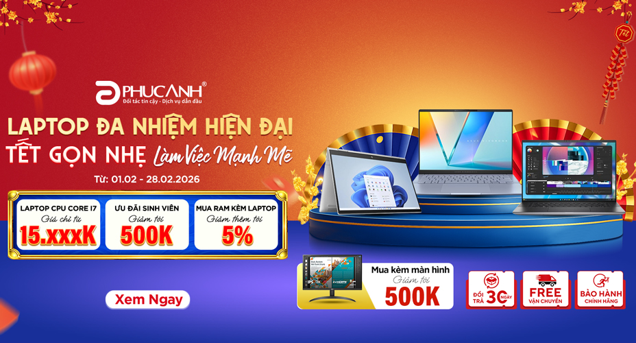 Laptop Đa Nhiệm - Hiện Đại Mỏng Nhẹ