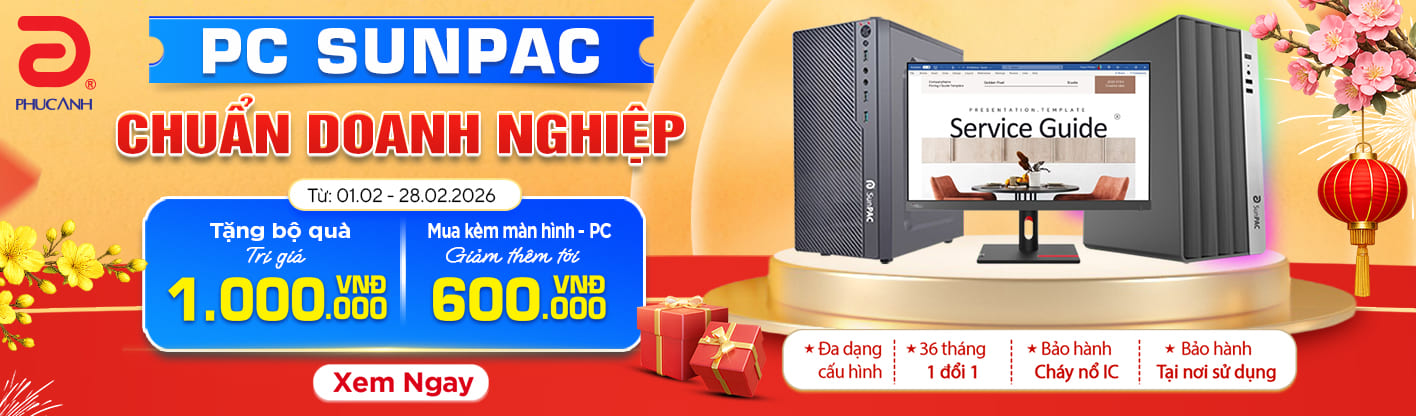 PC Sunpac - Giá tốt - Quà xịn
