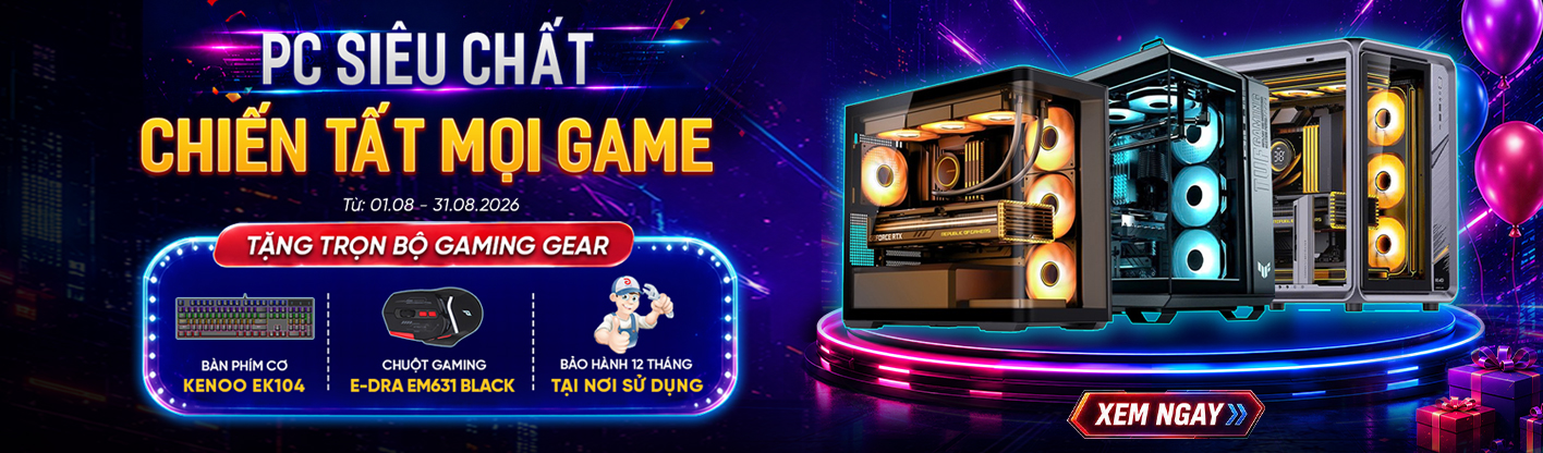 PC SIÊU CHẤT - CHIẾN TẤT MỌI GAME