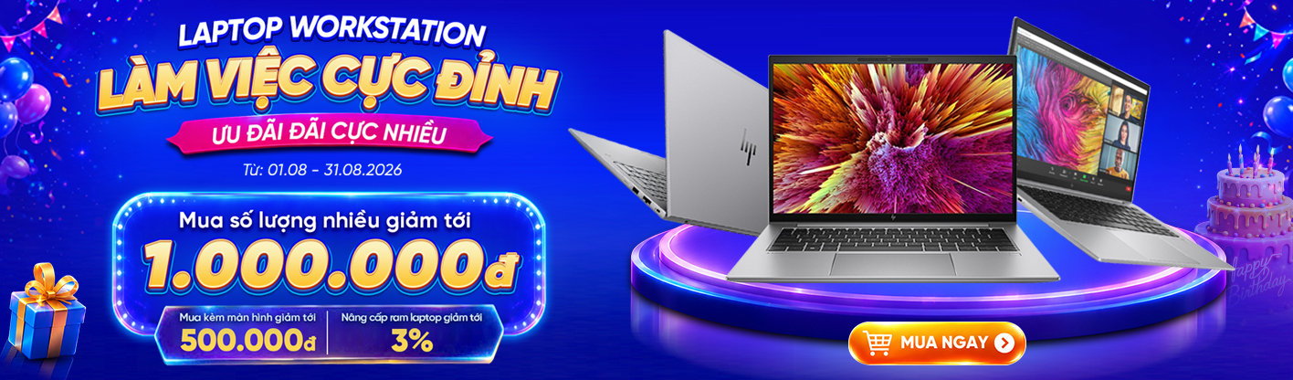 Laptop Workstation - Cân Mọi Tác Vụ